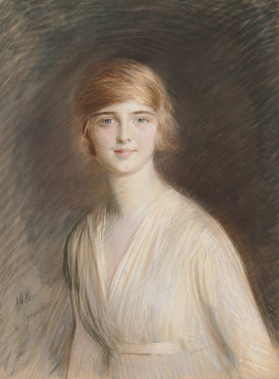 Retrato de Jacqueline (pastel sobre papel) de Paul Cesar Helleu