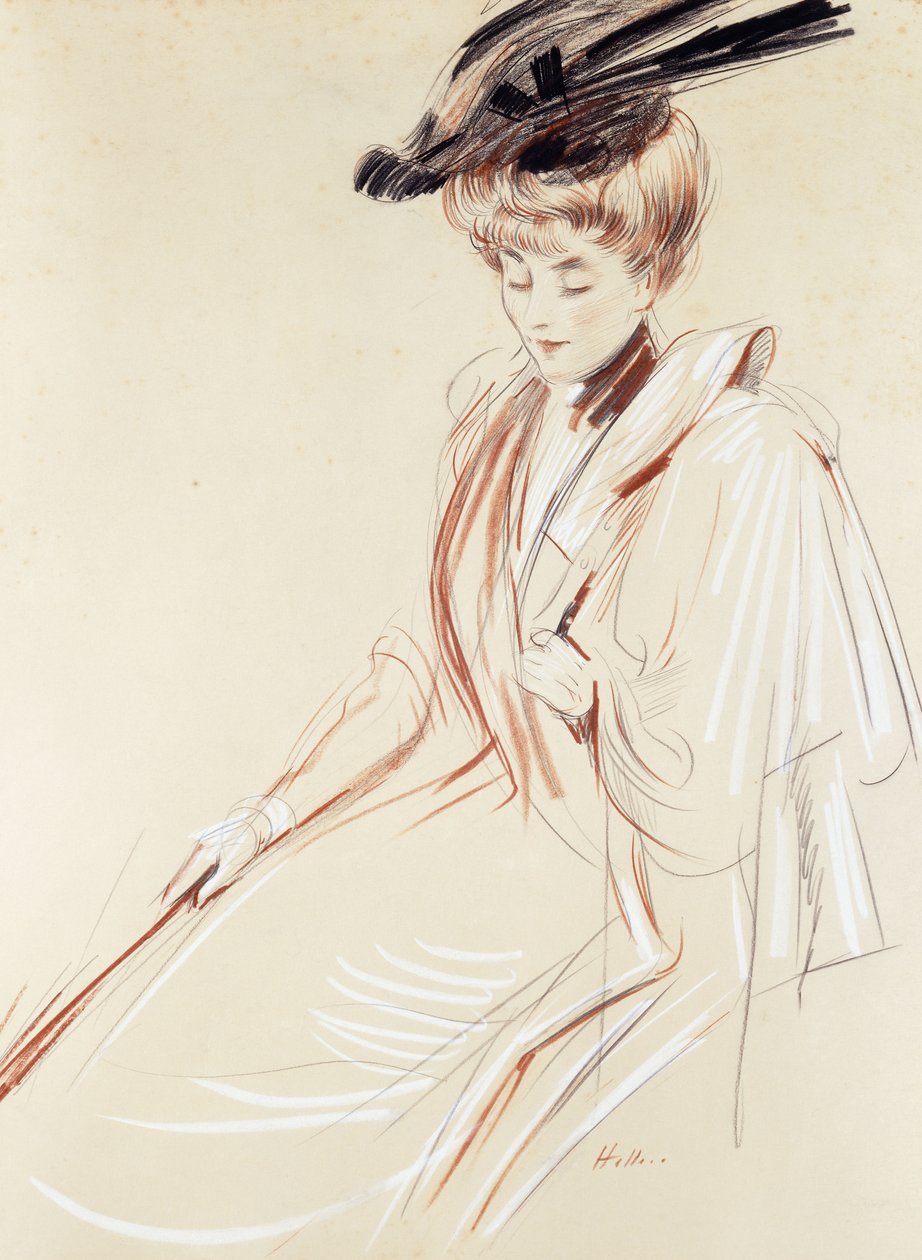 Retrato de uma senhora, de Paul Cesar Helleu