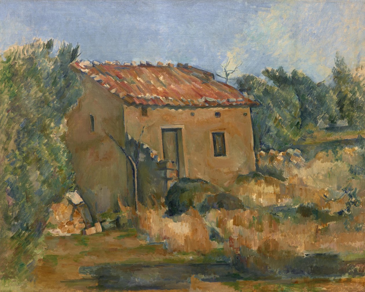 Casa Abandonada perto de Aix-en-Provence de Paul Cézanne