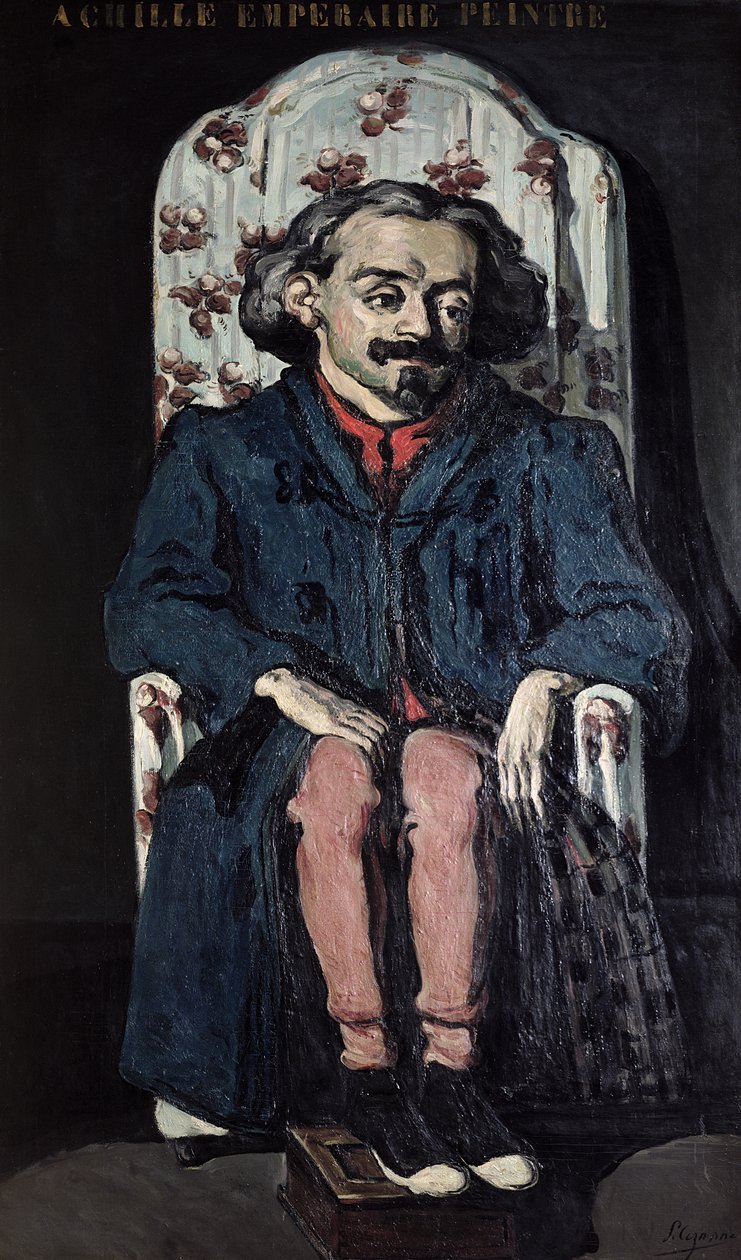 Achille Emperaire (1829-98) c.1868 (óleo sobre tela) de Paul Cézanne