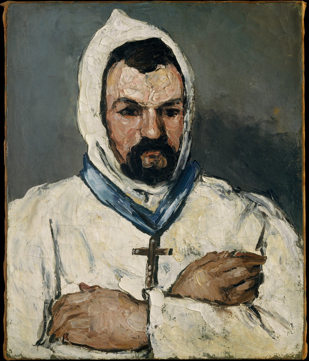 Antoine Dominique Sauveur Aubert, nascido em 1817, tio do artista, como monge de Paul Cézanne