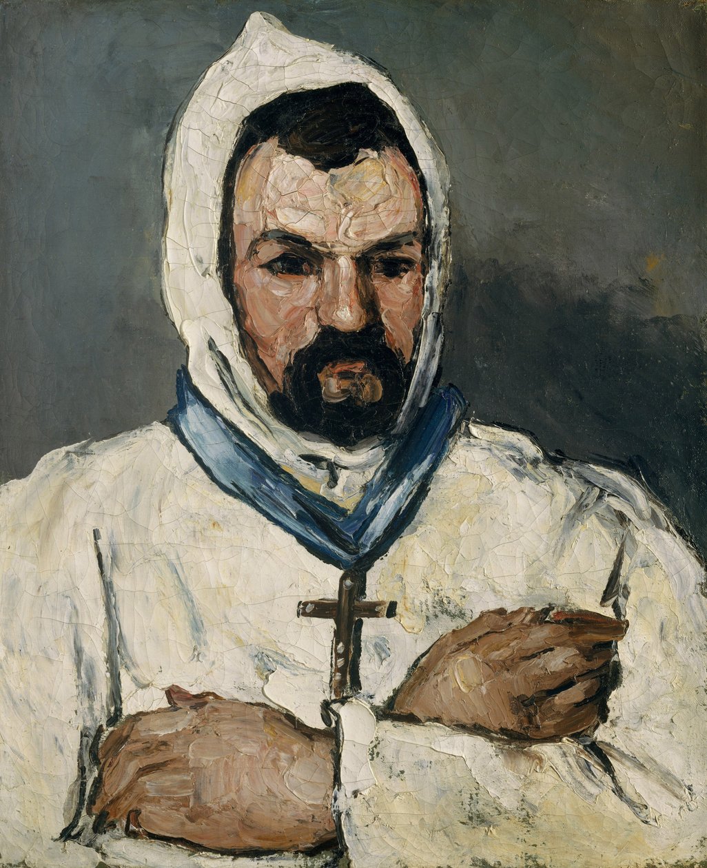 Antoine Dominique Sauveur Aubert, o tio do artista, como um monge de Paul Cézanne