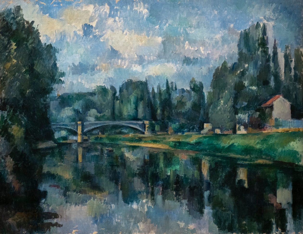 Bancos do Marne de Paul Cézanne