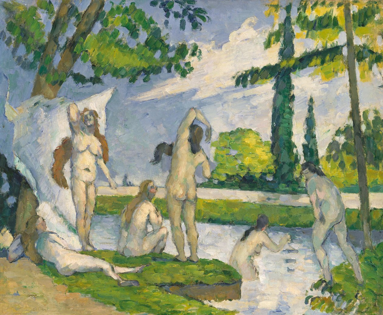 Banhistas de Paul Cézanne