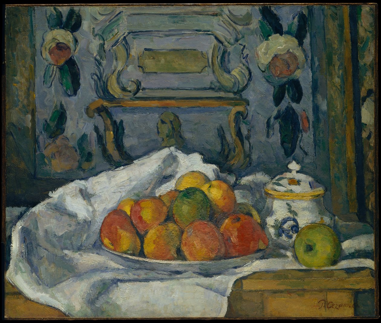 Prato de maçãs de Paul Cézanne
