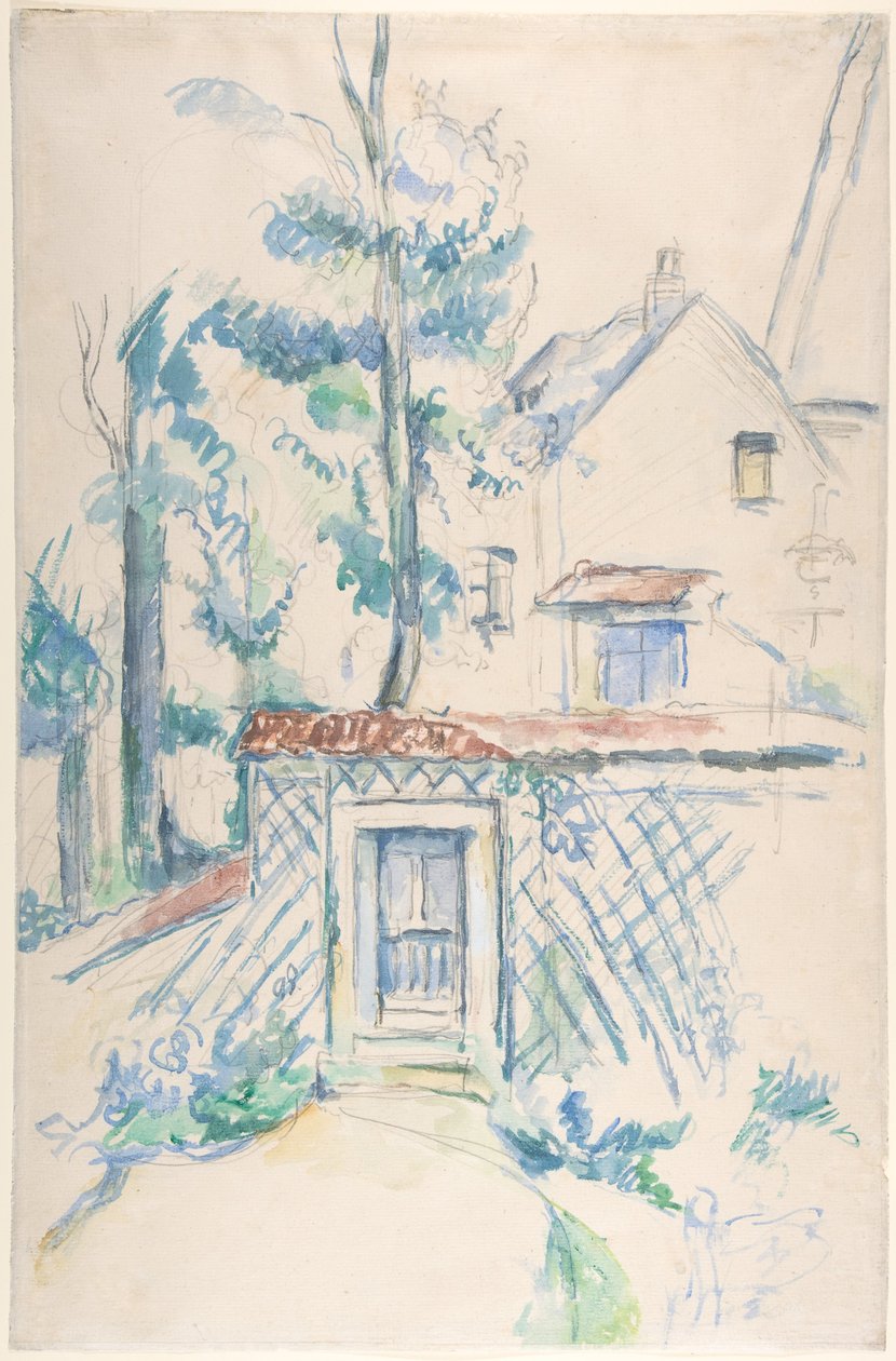 Entrada para um jardim de Paul Cézanne
