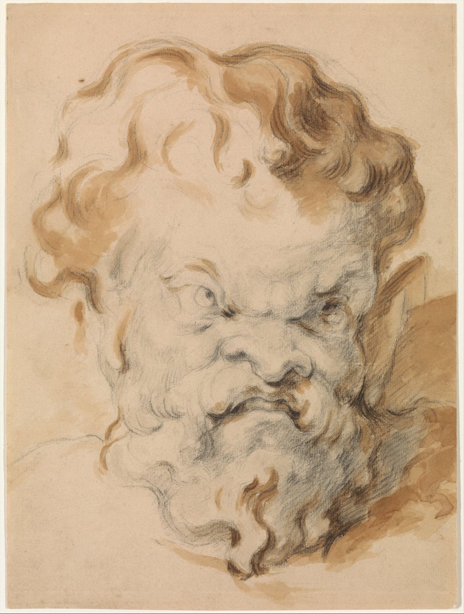 Chefe de Silenus de Paul Cézanne