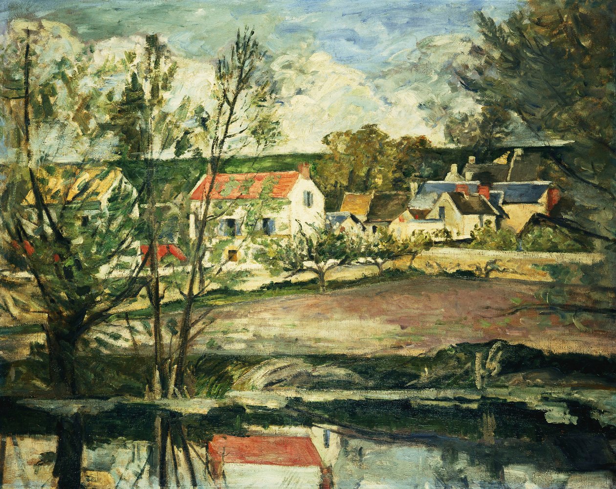 No Vale do Oise; No vale de Oise de Paul Cézanne