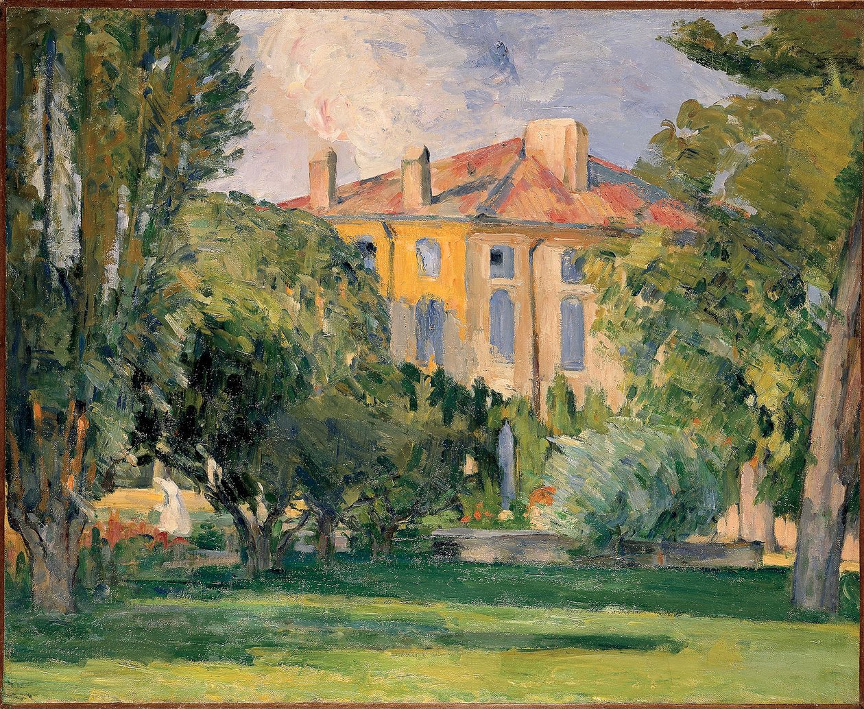 A Casa em Jas de Bouffan por Cezanne, Paul (1839-1906). Óleo sobre tela, tamanho : 59x71 de Paul Cézanne