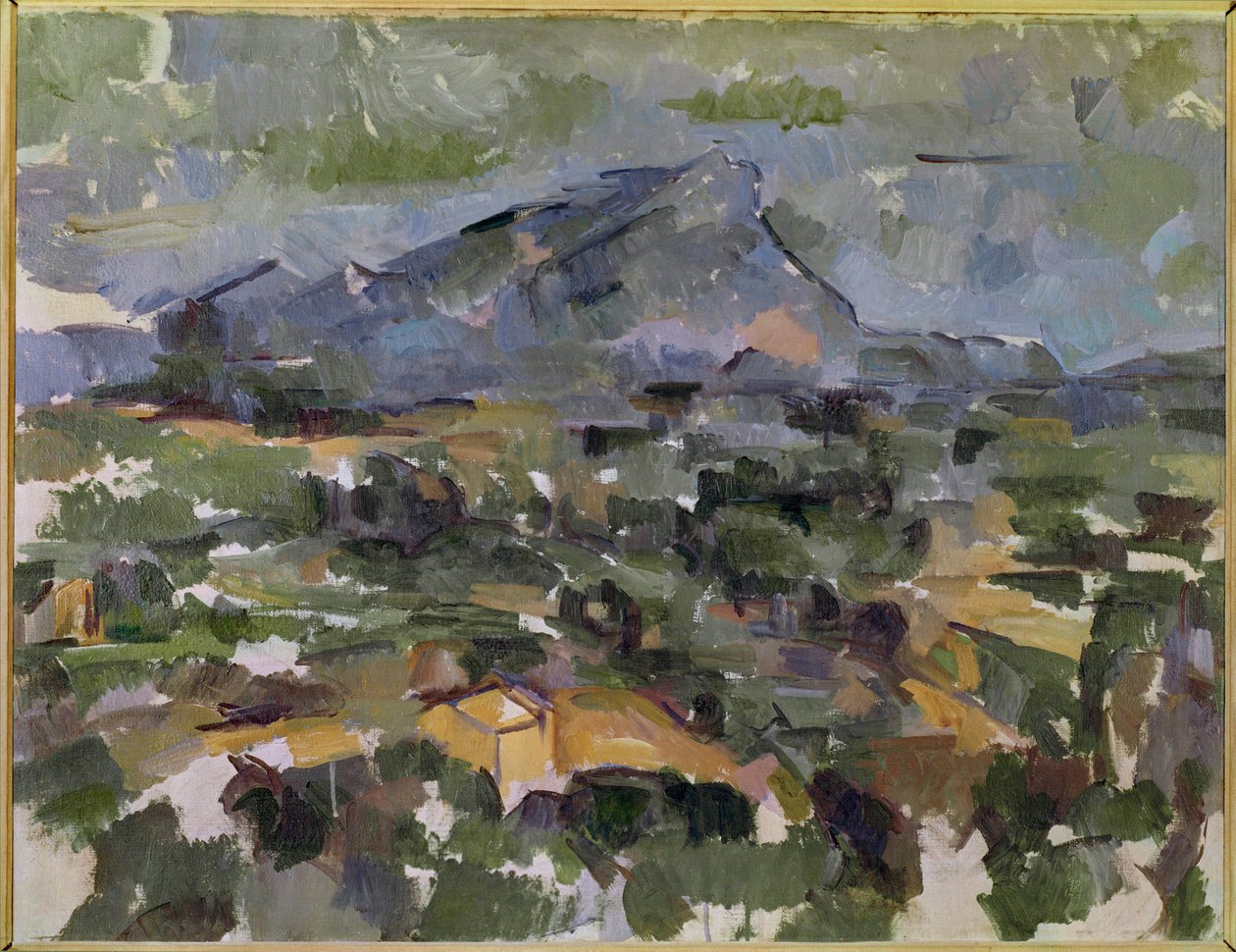 A montanha de Sainte-Victoire de Paul Cézanne