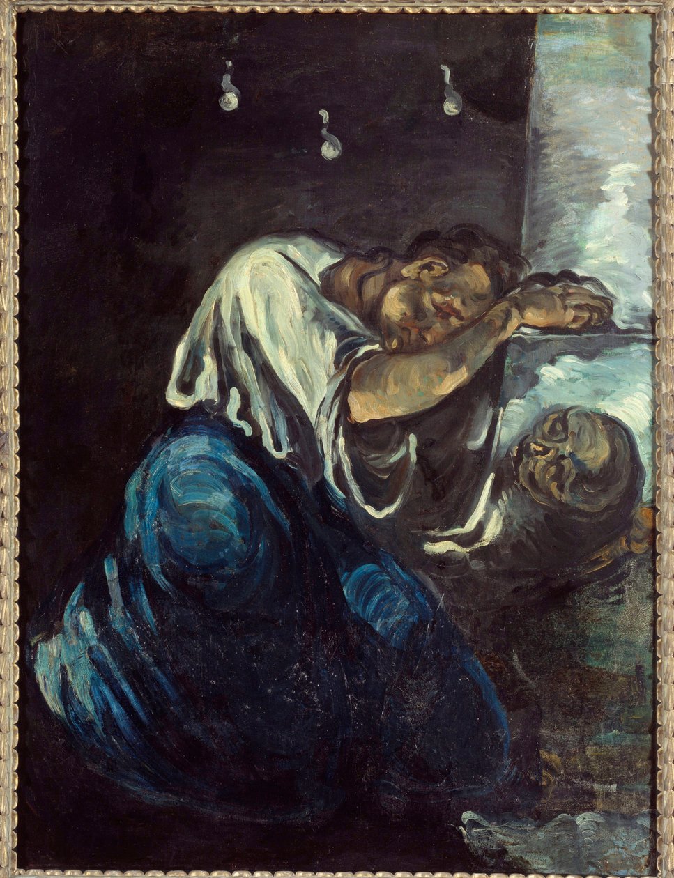 La madeleine ou la pain Pintura de Paul Cezanne (1839-1906) 1869 Sol. 1,65x1,25 m Paris, musee d