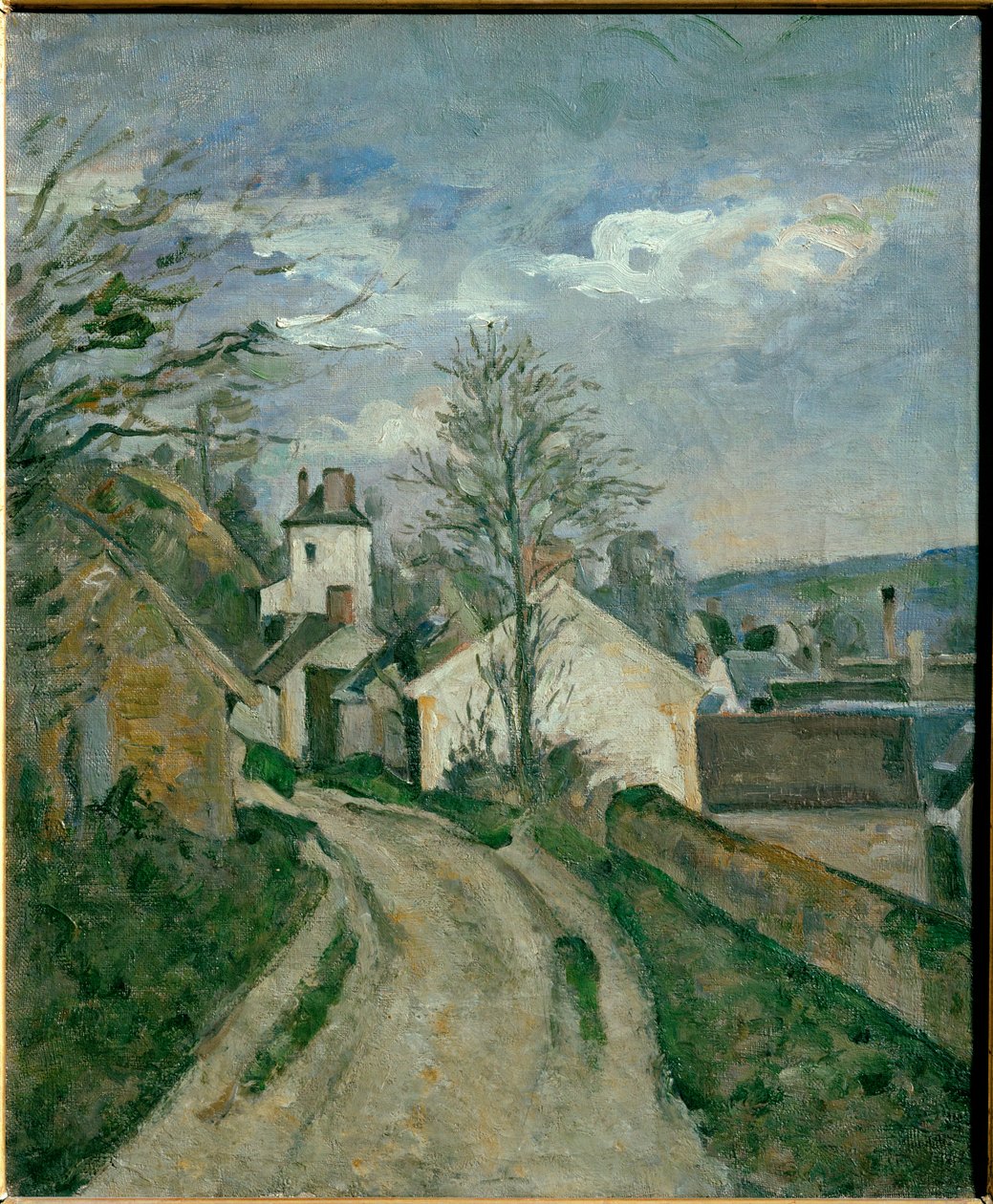 La maison du docteur Gachet a Auvers (óleo sobre tela) de Paul Cezanne