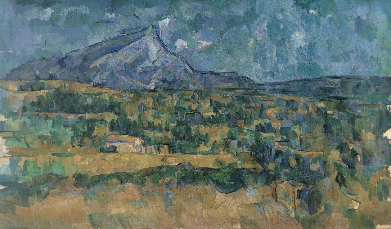 Mont Sainte-Victoire, c.1902-06 (óleo sobre tela) de Paul Cézanne