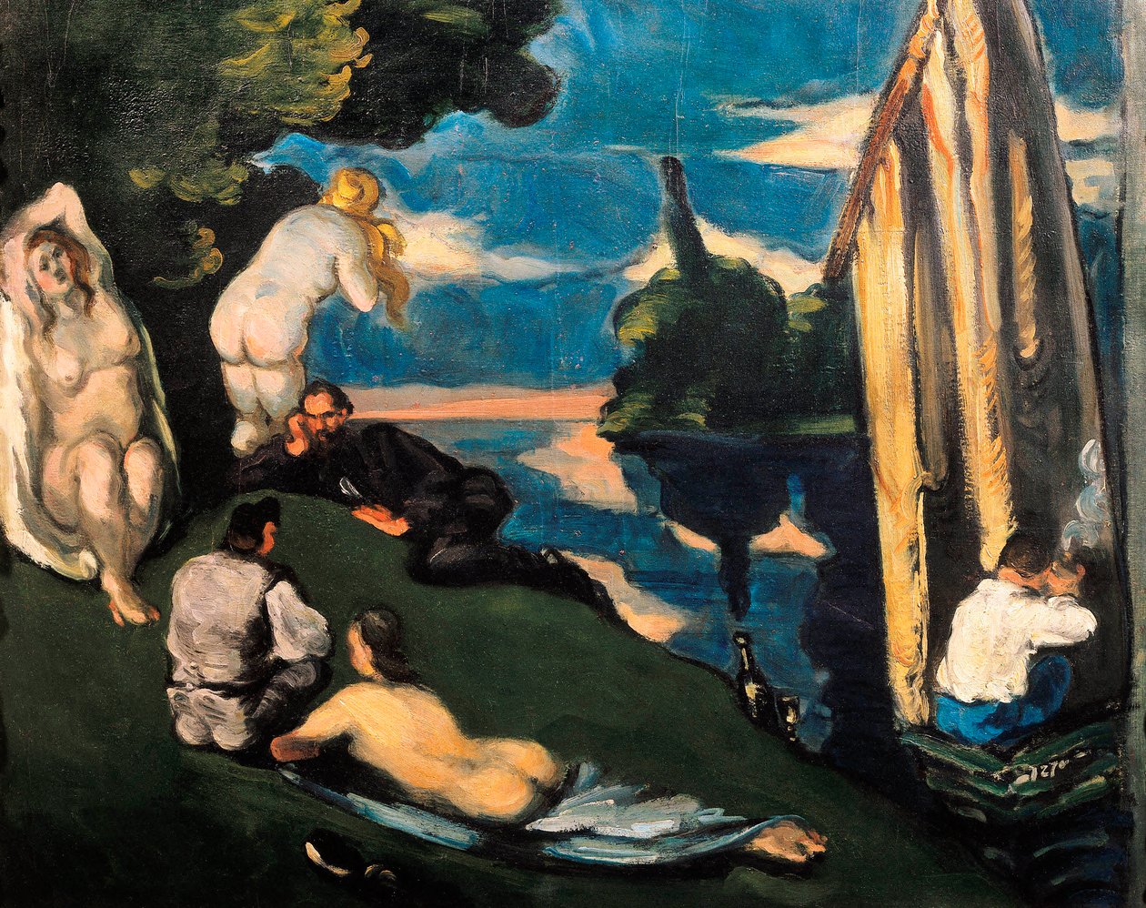 Pastoral ou Idílio de Paul Cézanne