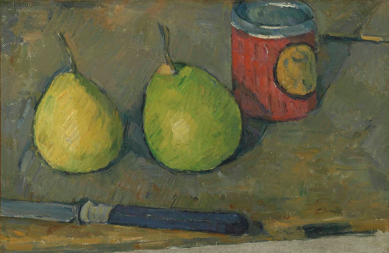 Peras e faca de Paul Cézanne