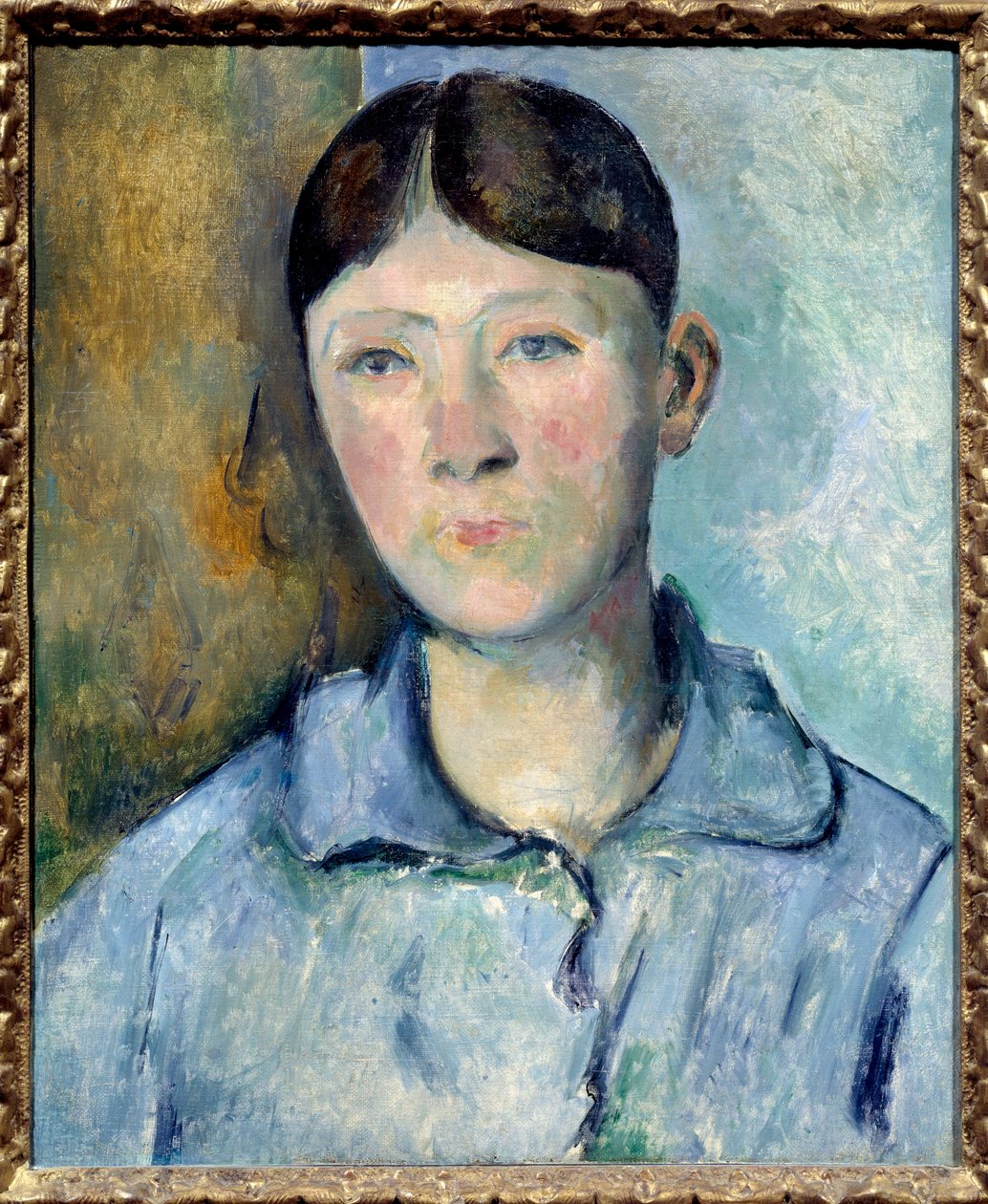 Retrato de Madame Cezanne (nee Hortense Fiquet) de Paul Cézanne