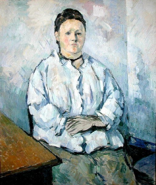Retrato de Madame Cezanne, c.1880-85 (óleo sobre tela) de Paul Cézanne