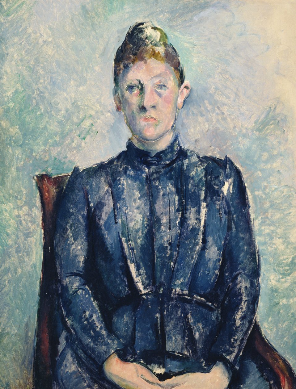 Retrato de Madame Cézanne, c.1890 (óleo sobre tela) de Paul Cézanne