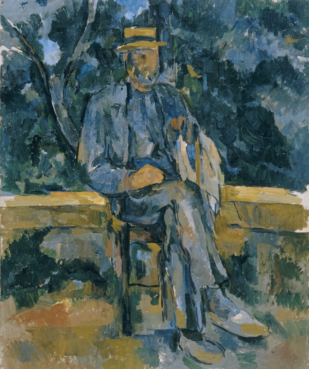 Retrato de um camponês de Paul Cézanne