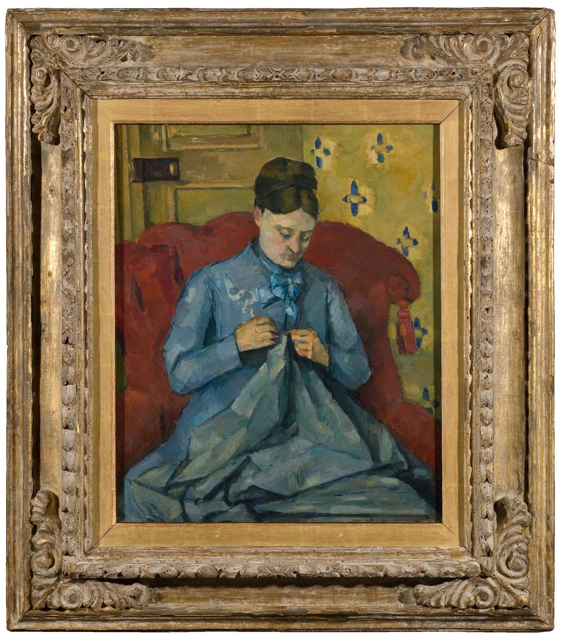 Retrato da mulher do artista de Paul Cézanne