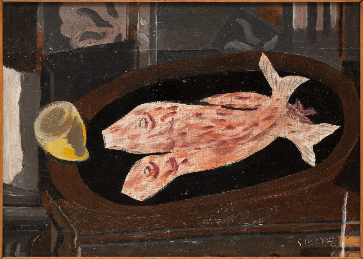 Salmonete Vermelho de Paul Cézanne