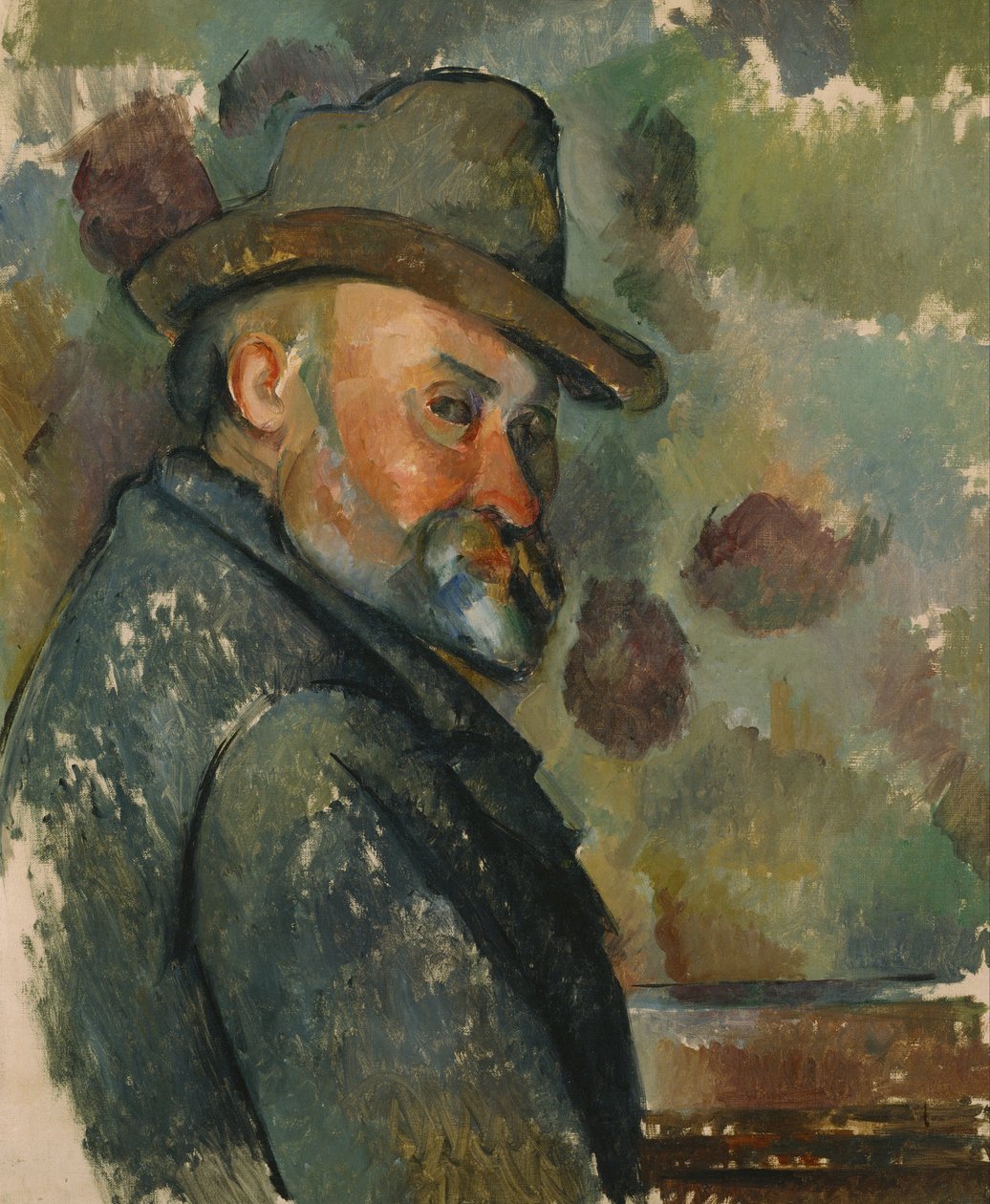Autorretrato com chapéu mole de Paul Cézanne