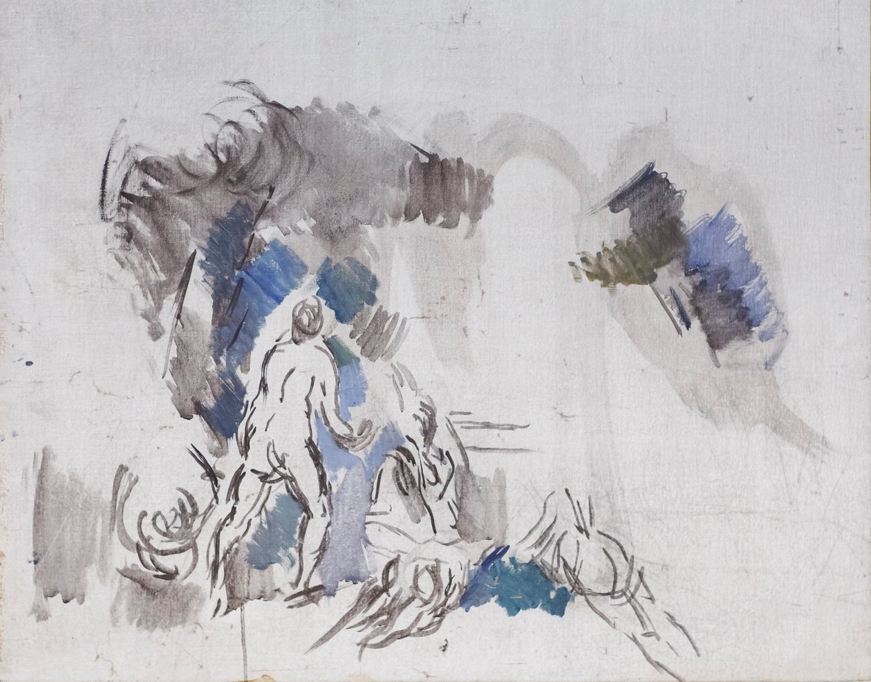 Esboço de banhistas de Paul Cézanne