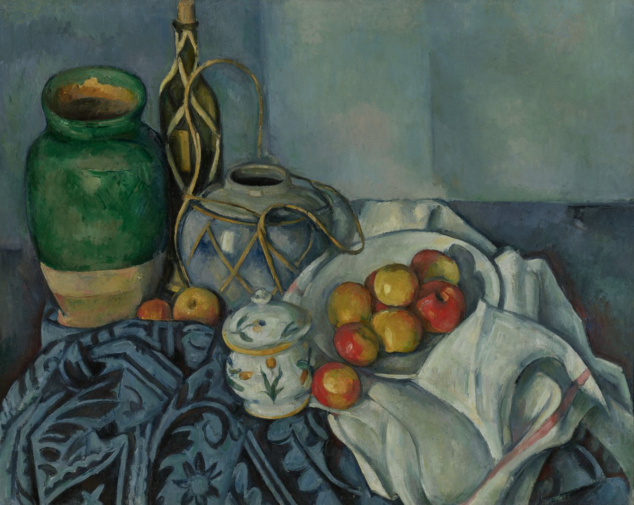 Natureza-morta com maçãs de Paul Cézanne