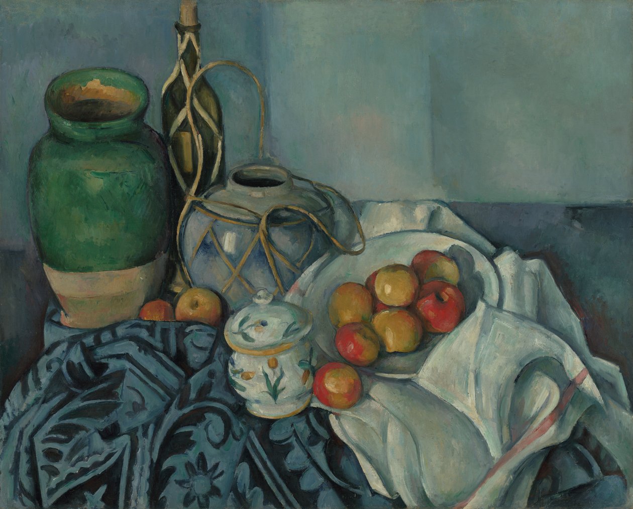 Natureza-Morta com Maçãs, c.1893-94 (óleo sobre tela) de Paul Cézanne