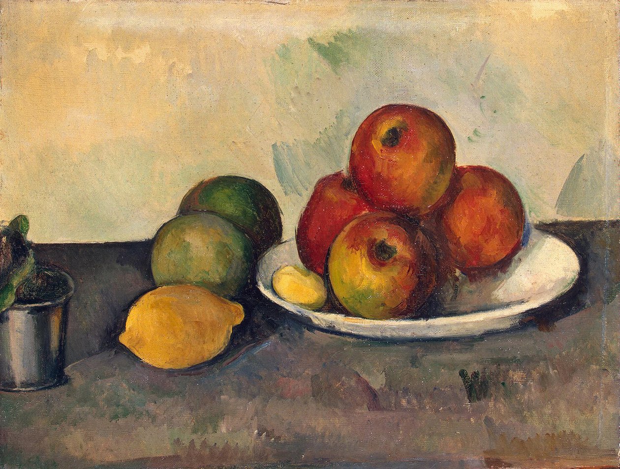 Natureza morta com maçãs, c.1890 (óleo sobre tela) de Paul Cézanne