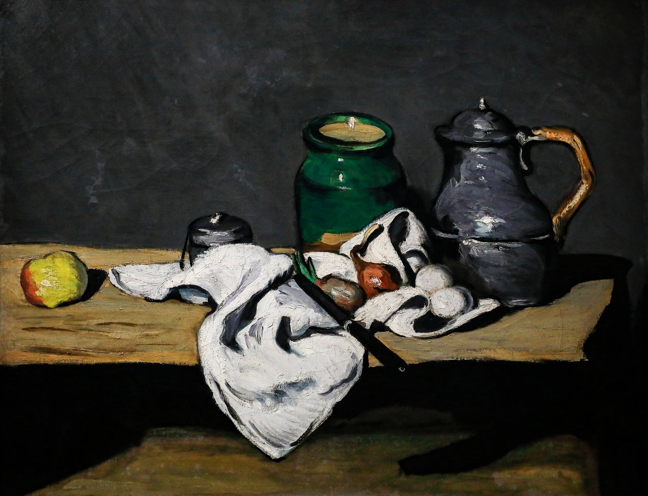 Natureza morta com uma chaleira de Paul Cézanne