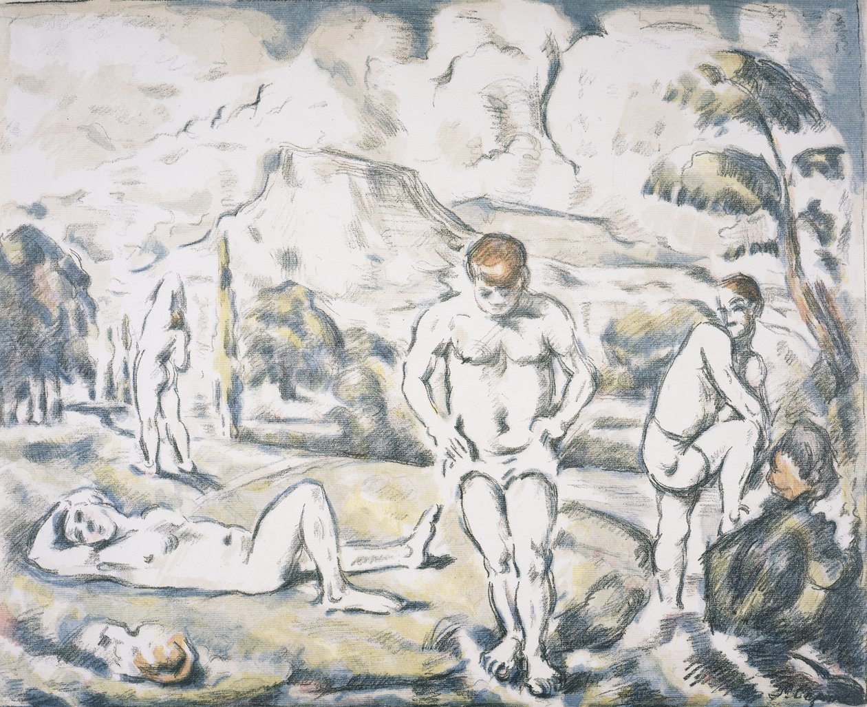 As banhistas de Paul Cézanne