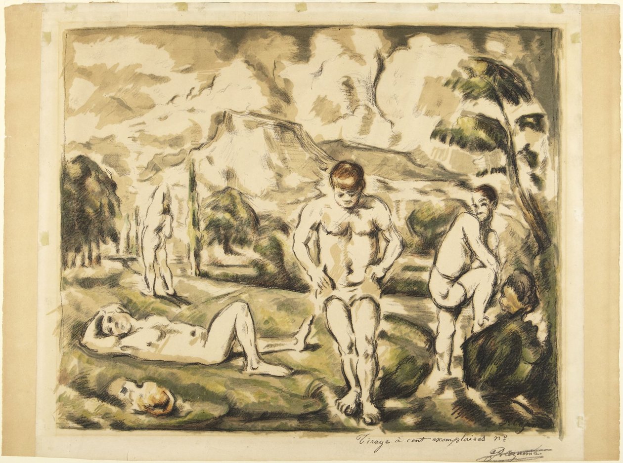As banhistas de Paul Cézanne