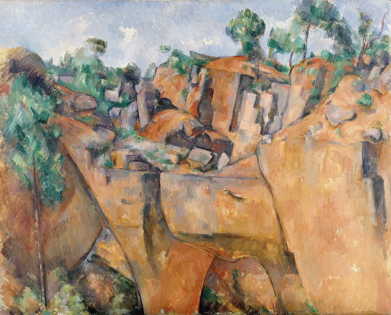 A Pedreira de Bibémus de Paul Cézanne