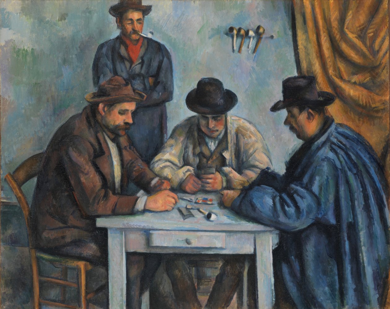 Os jogadores de cartas de Paul Cézanne