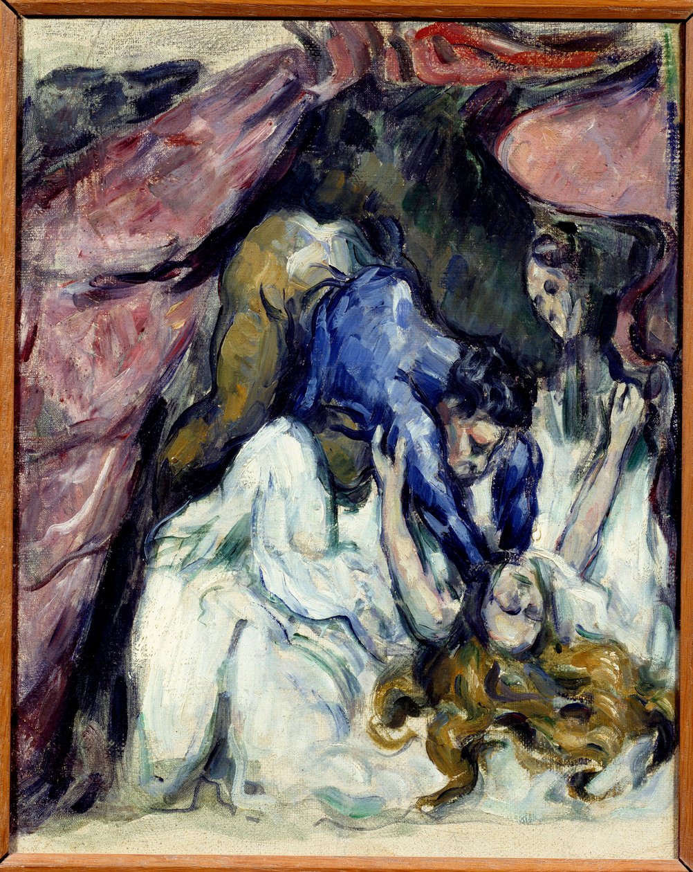 The Foreign Woman Painting by Paul Cezanne (1839-1906) 1870 Sun. 0,31x0,25 m Paris, musee d