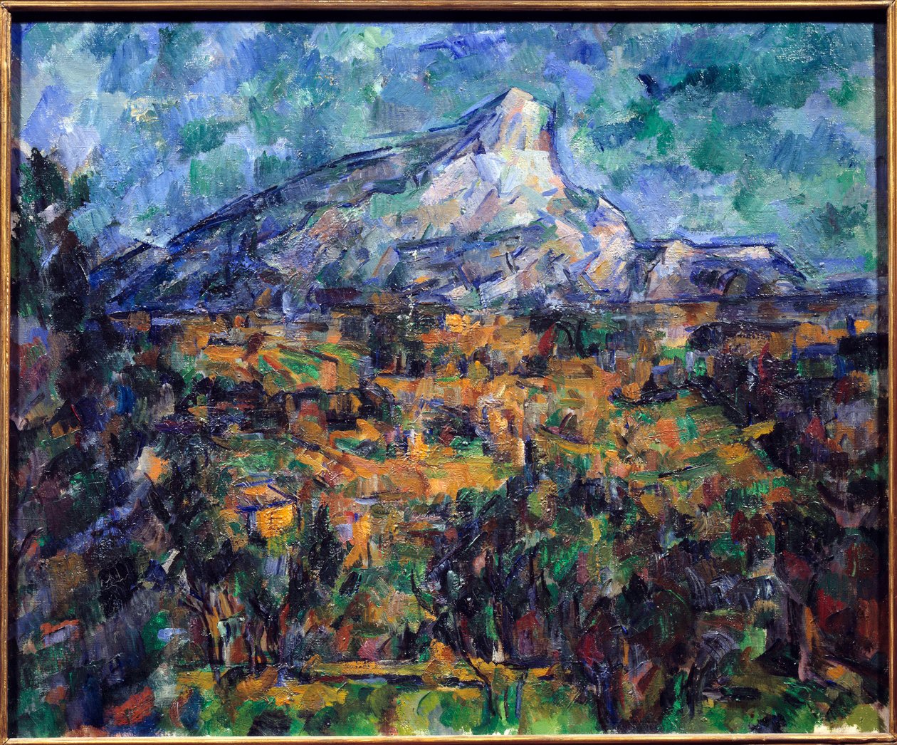 A pintura da vitória da montanha sagrada de Paul Cézanne de Paul Cézanne