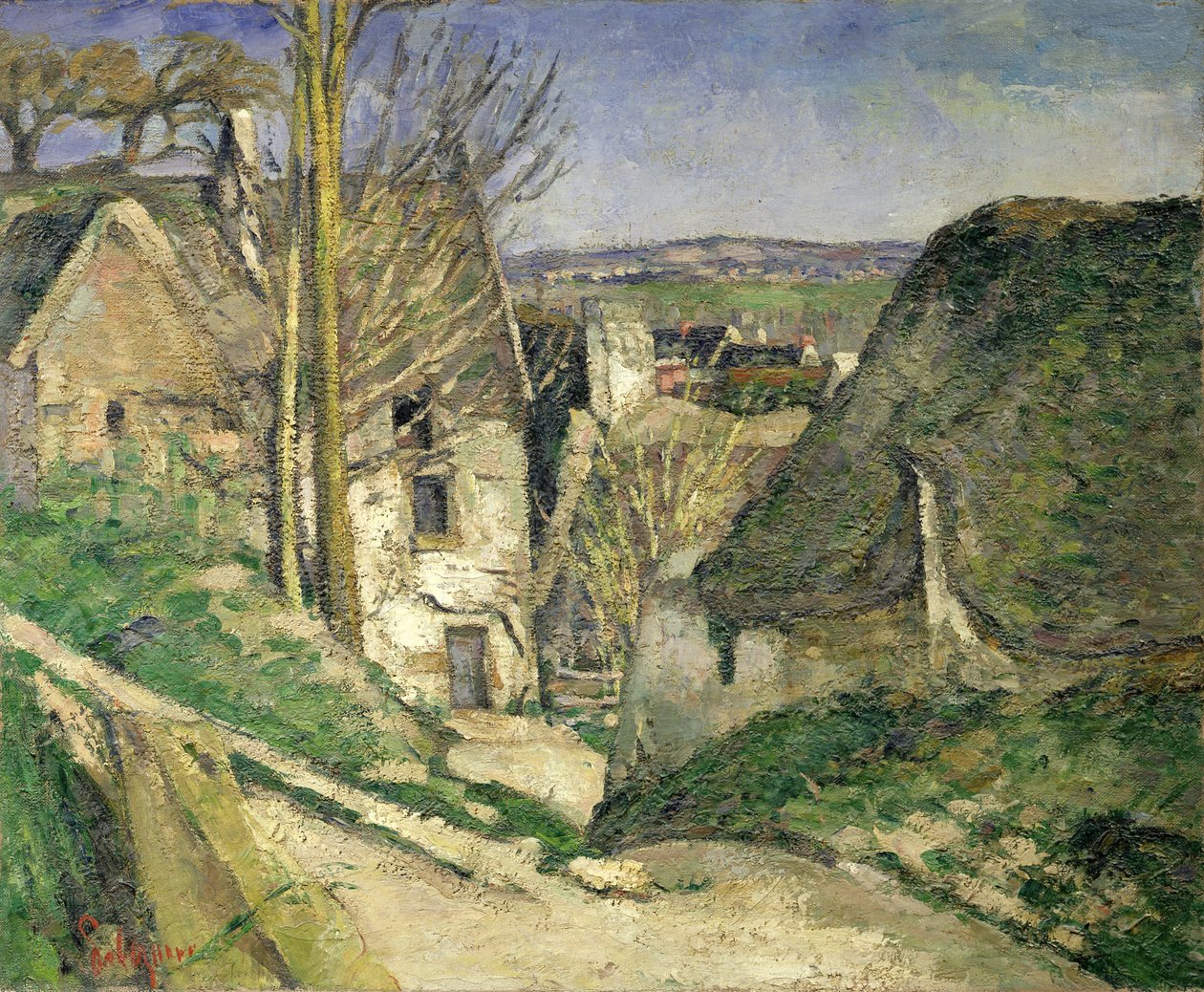A Casa do Enforcado, Auvers-sur-Oise de Paul Cézanne