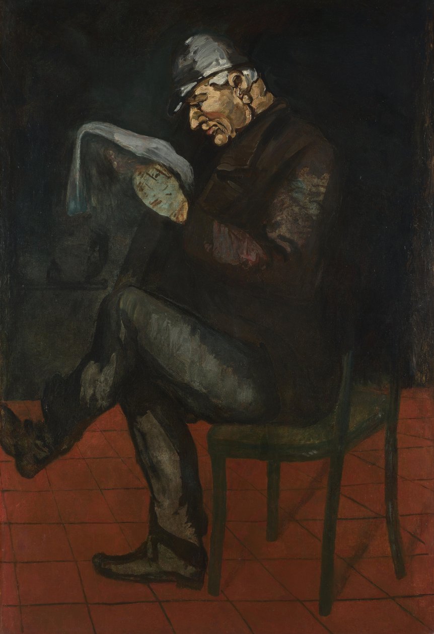 O Pai do Pintor, Louis-Auguste Cézanne, c.1865 (óleo sobre tela) de Paul Cézanne
