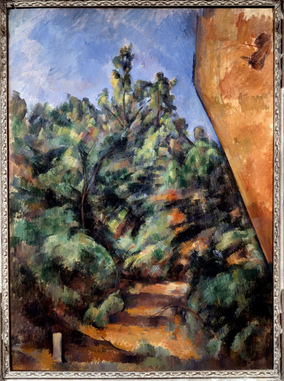 The Red Rock Painting de Paul Cezanne (1839-1906) de Paul Cézanne