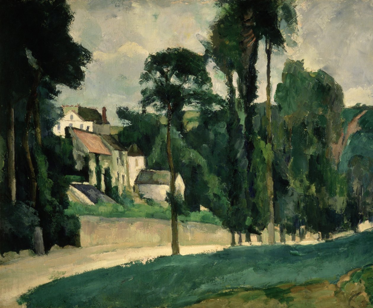 The Road at Pontoise de Paul Cézanne