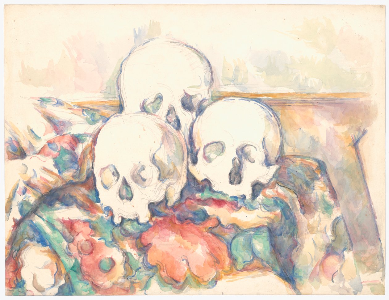 Os três crânios de Paul Cézanne