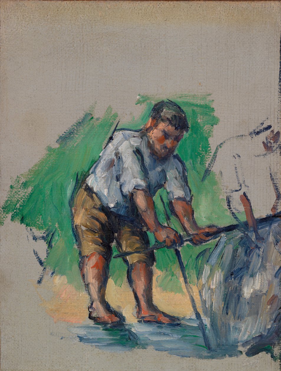 O Perfurador de Poço (Le Foreur) de Paul Cézanne