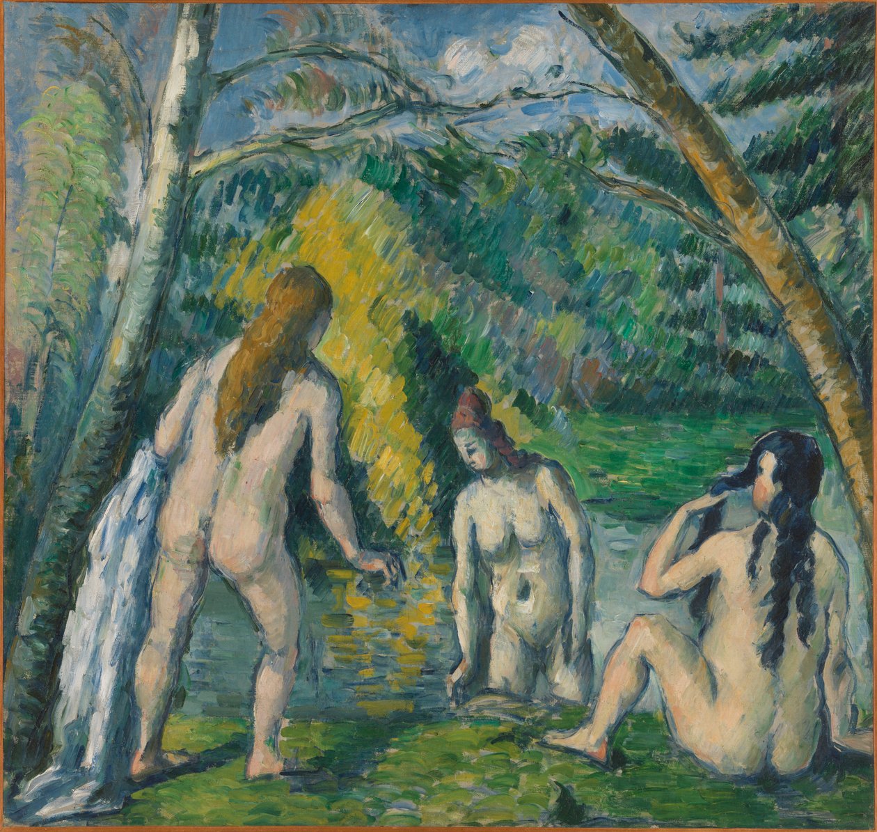 Drei Badende de Paul Cézanne