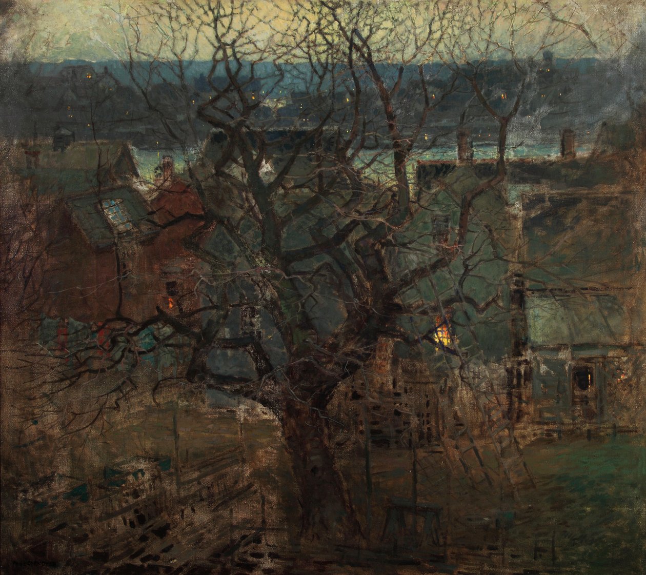 O rio charles, boston, c.1910 de Paul Cornoyer