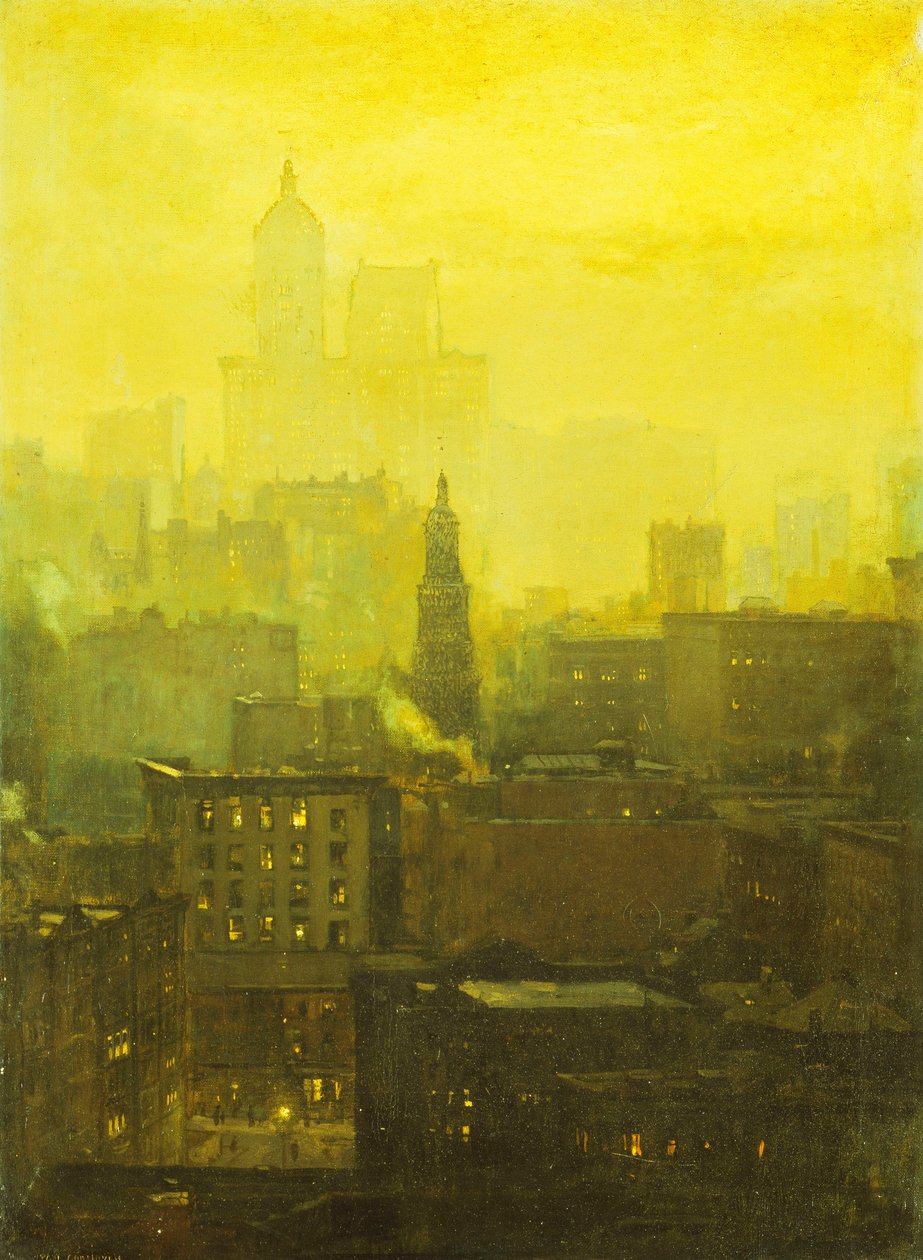 Noturno Urbano, de Paul Cornoyer