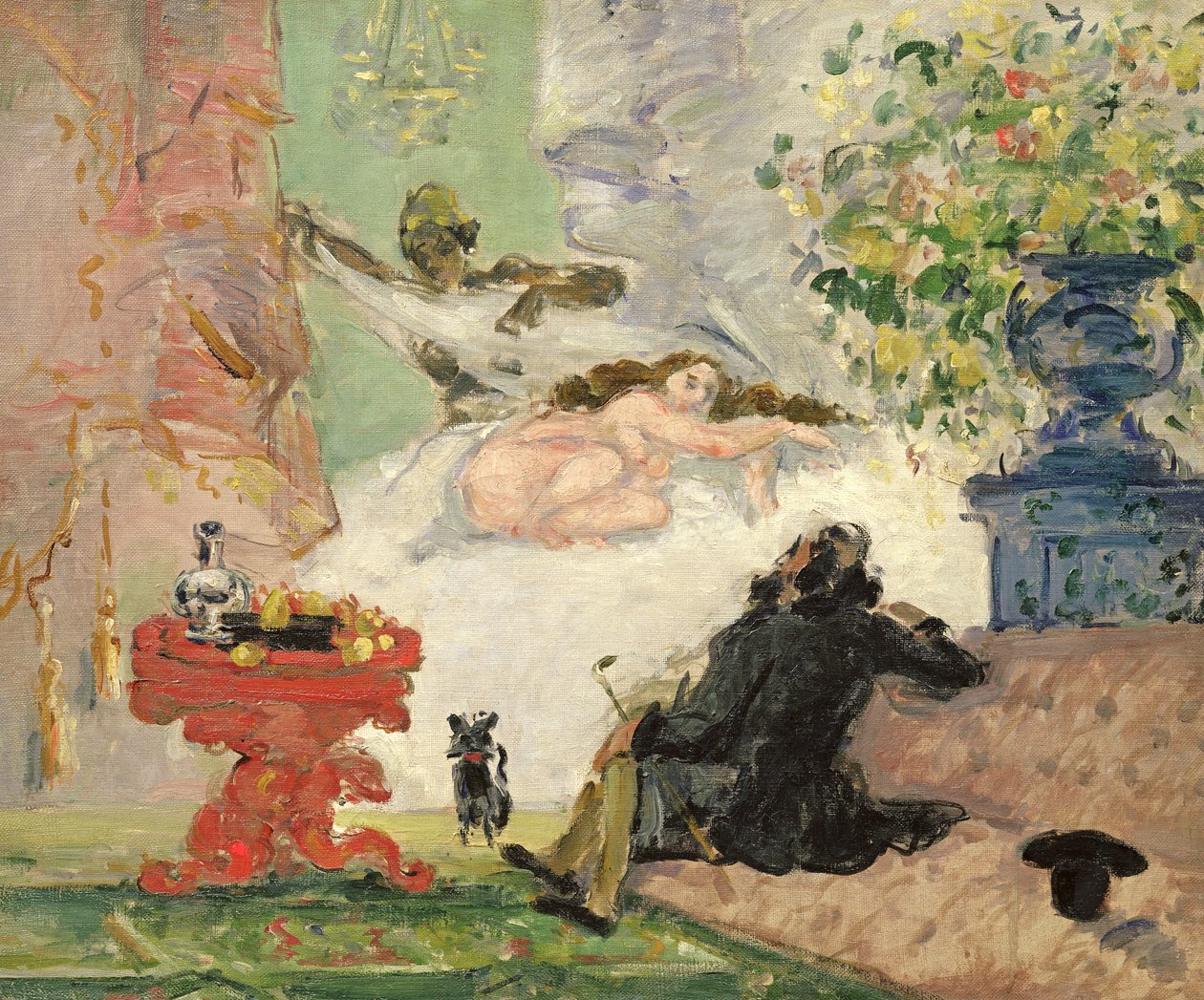 O Modern Olympia, 1873-74 de Paul Cézanne