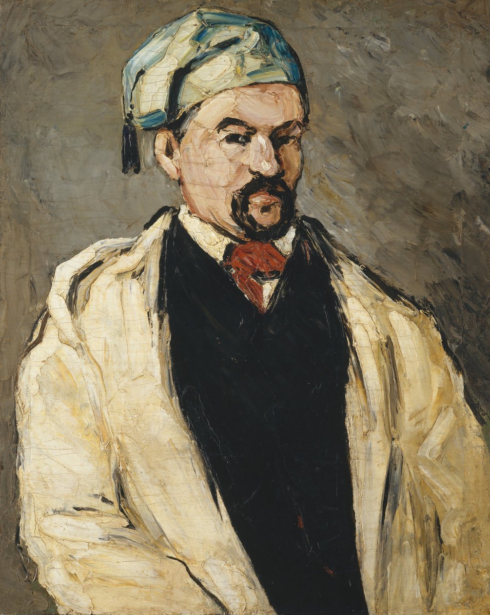 Antoine Dominique Sauveur Aubert nascido em 1817, o Artists Uncle, 1866. de Paul Cézanne