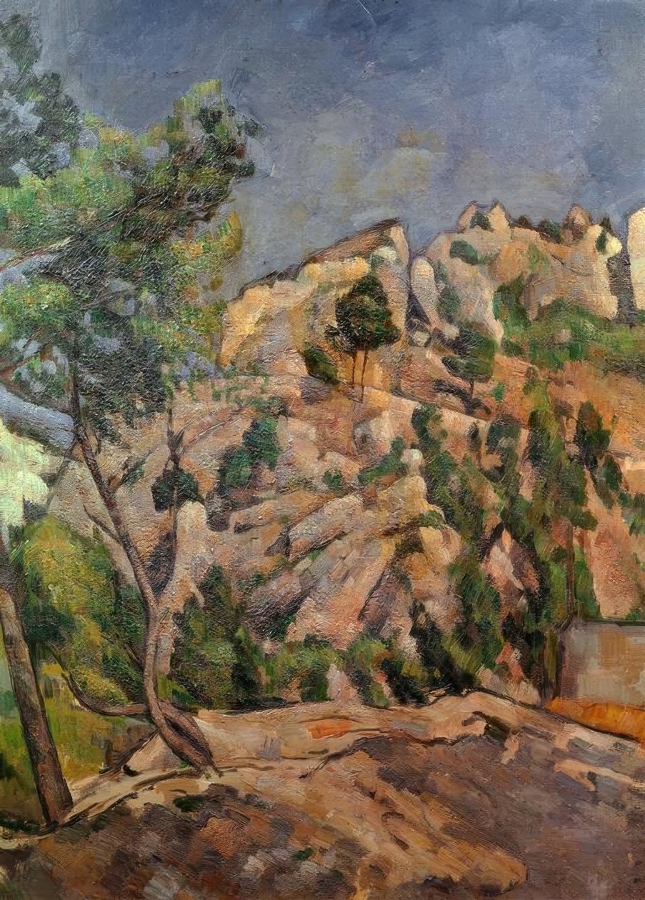 No fundo da ravina de Paul Cézanne