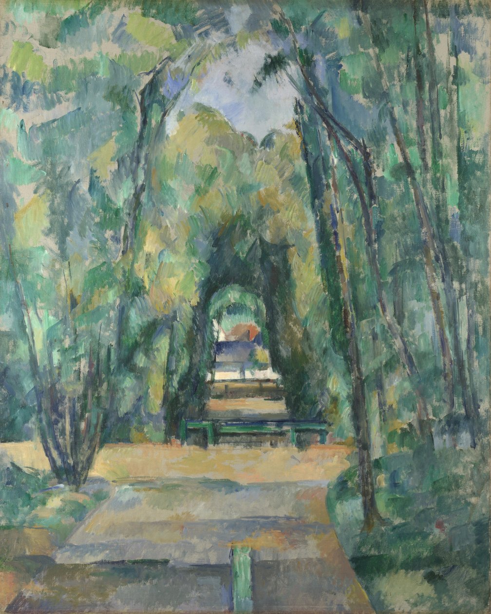 Avenida em Chantilly, 1888 de Paul Cézanne